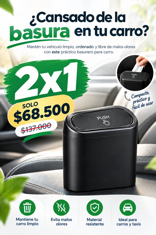 EcoBin Pro — Basurero Compacto con Sello Hermético
