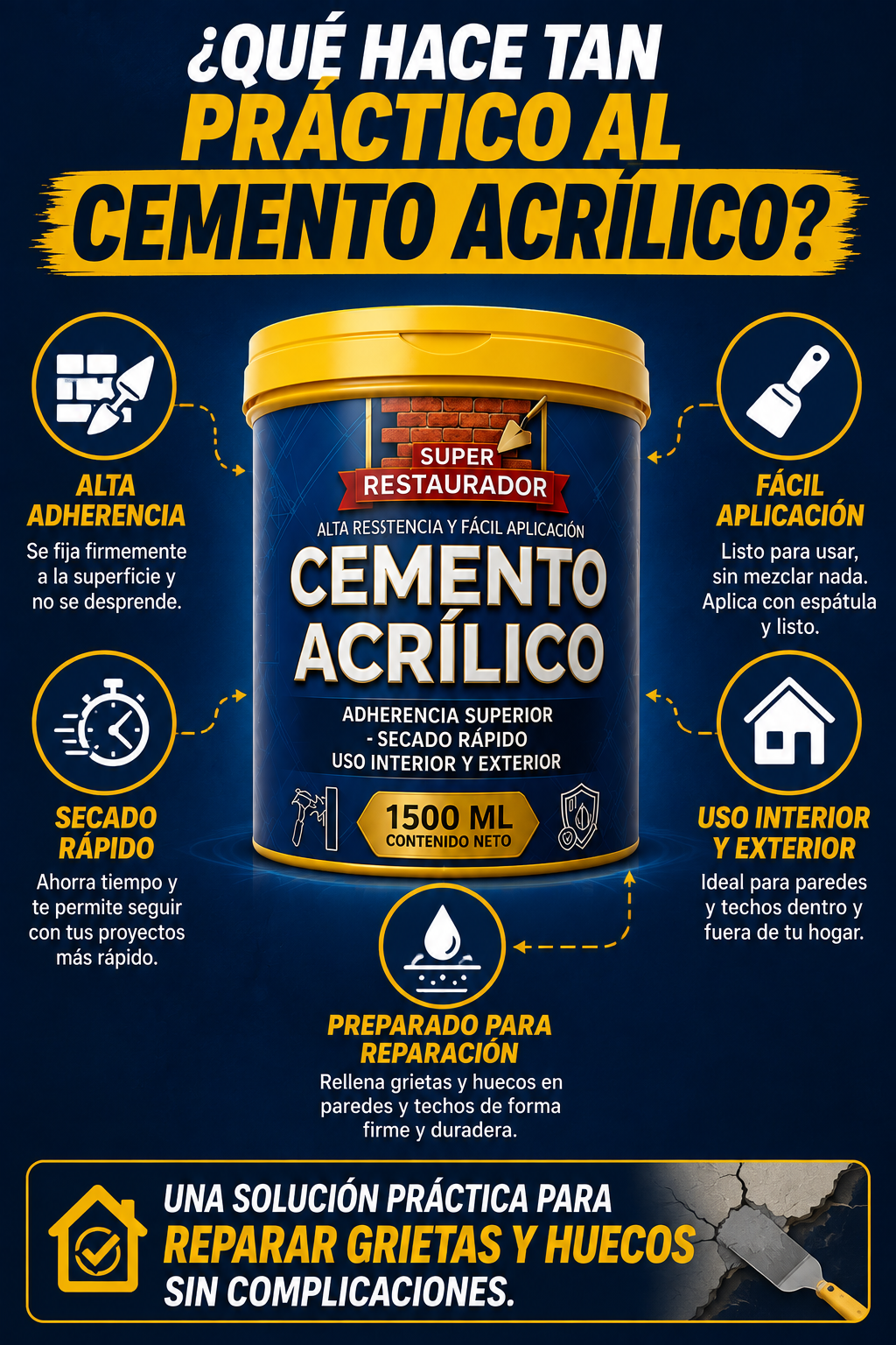 PROMO 2X1 Cemento Acrílico ProBuild