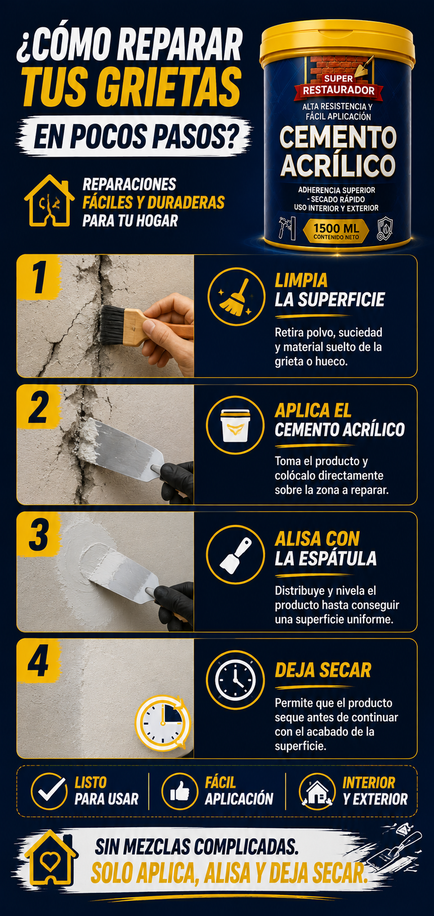PROMO 2X1 Cemento Acrílico ProBuild